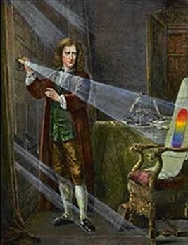 Isaac Newton Teoria del Color